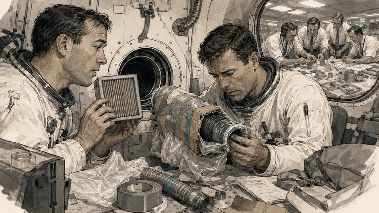 Illustration of a system being recovered after failure, emphasizing rehearsal and ownership over avoiding incidents.
